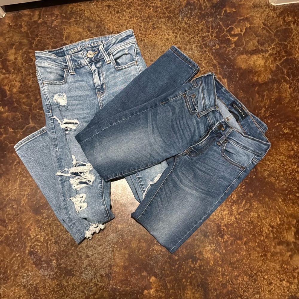 Abercrombie & Fitch Blue Skinny Jeans
